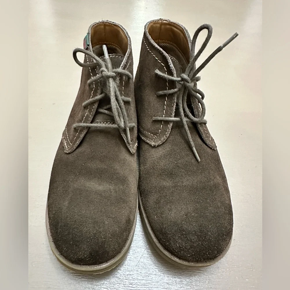 Bass Boy's Leather/Suede Chukka Boots Brown Size 6M